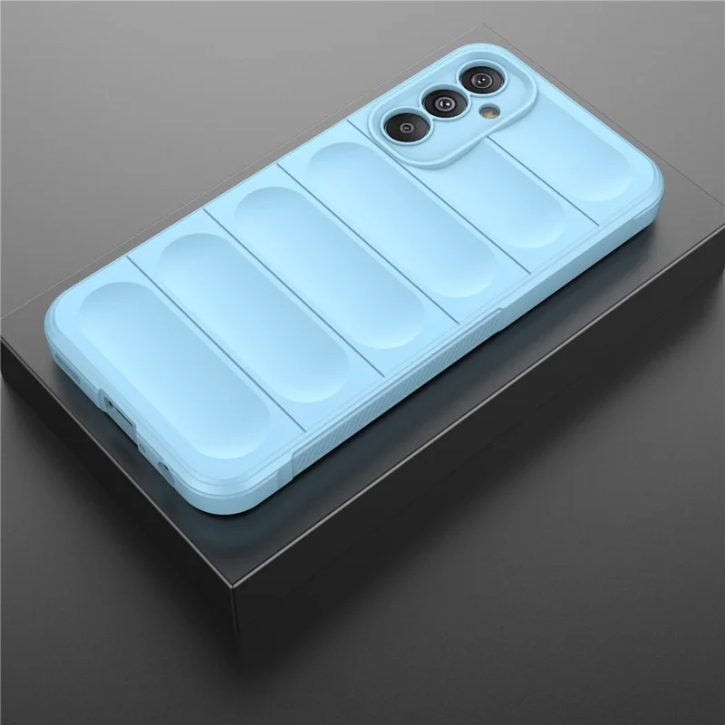 Slagfast mobilskal för Samsung Galaxy F34 5G / M34 5G Skyddande robust TPU-mobilskal - Babyblå