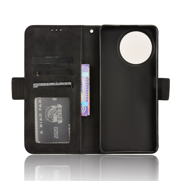 Custodia Portafoglio in PU Pelle con Slot Multipli per Realme 11x 5G / 11 5G (Globale), Custodia Protettiva con Supporto - Nero