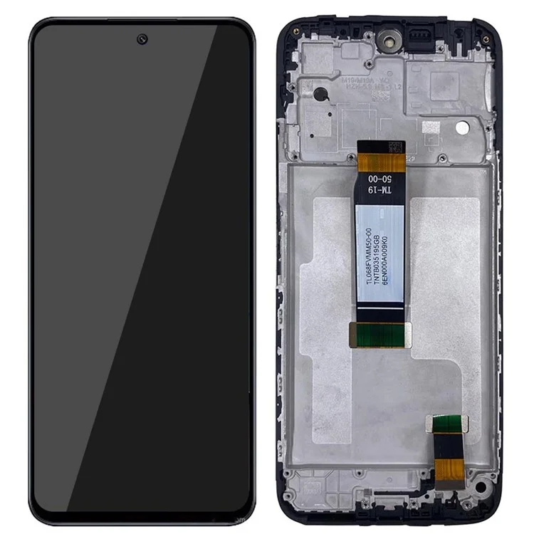 For Xiaomi Redmi 12 4G / 5G (Global) /  Note 12R 5G / Poco M6 Pro 5G OEM Grade S IPS LCD Screen and Digitizer Assembly + Frame Part (without Logo)