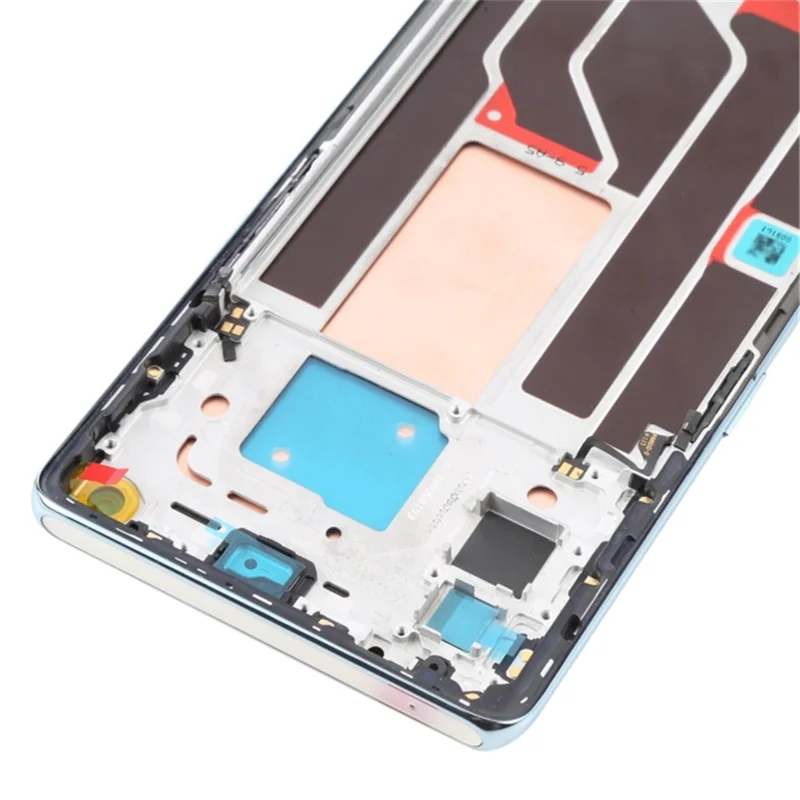 For Oppo Reno6 Pro 5G OEM Grade S AMOLED Screen and Digitizer Assembly + Frame Part (without Logo) - Blue