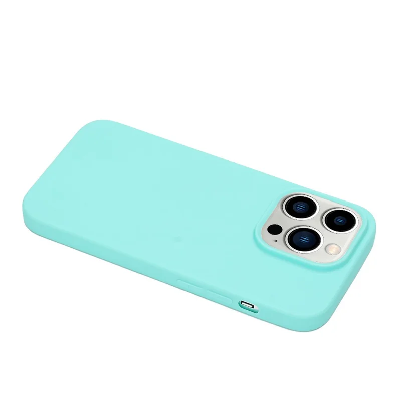 Per iPhone 15 Pro Matte Soft TPU Phone Case Ultra Slim Anti-fingerprint Mobile Phone Back Cover - Baby Blue