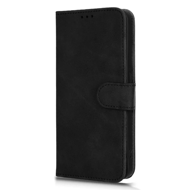 Pour Nothing Phone (2) Étui de téléphone Support pour peau-contact Portefeuille Housse de protection en cuir PU - Noir