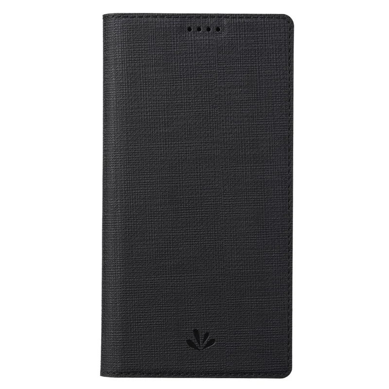 VILI DMX Series Stand Leather Phone Case для iPhone 15 Plus, Полная Защита Слот Для Карты Чехол Для Телефона - Черный