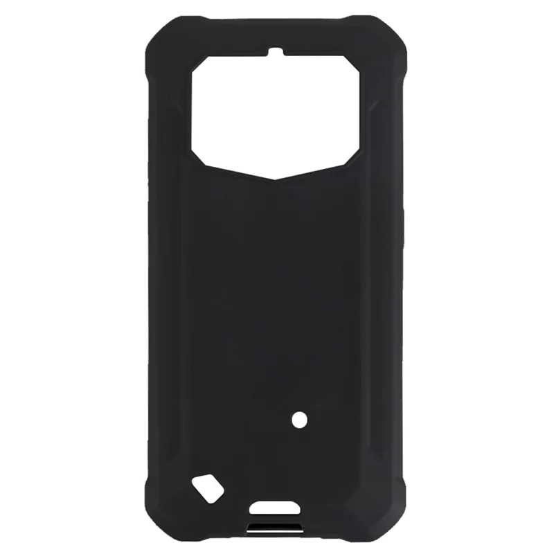 Matte Handyhülle für Oukitel WP5 / WP5 Pro, flexibles TPU-Material mit Kratzschutz - Schwarz