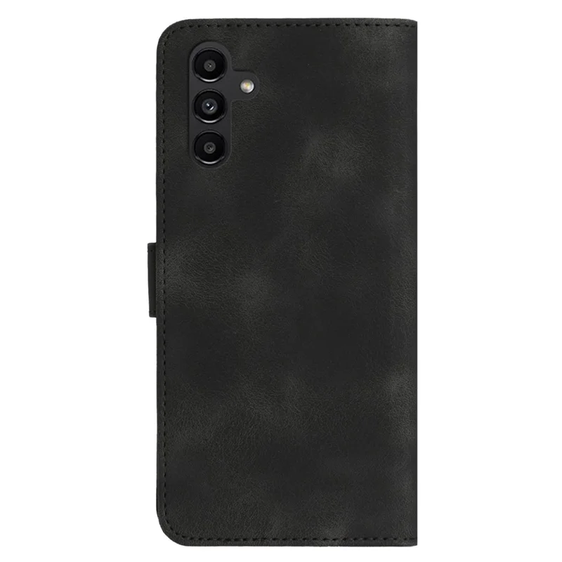 YX0030 Per Samsung Galaxy S23 FE Custodia portafoglio in pelle PU Custodia flip con supporto impresso - Nero