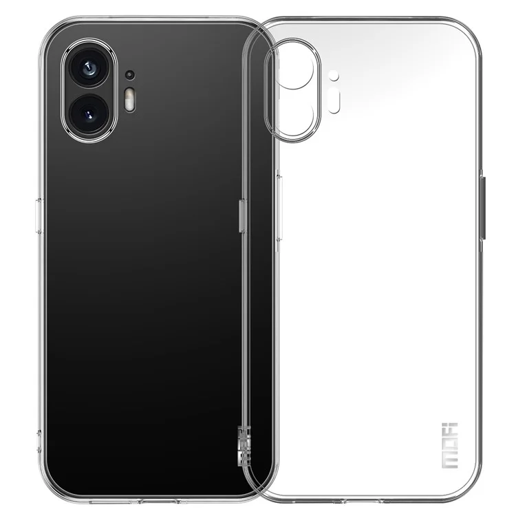 MOFI For Nothing Phone (2) Capa de Telefone Transparente Suave Capa Protetora de TPU Transparente