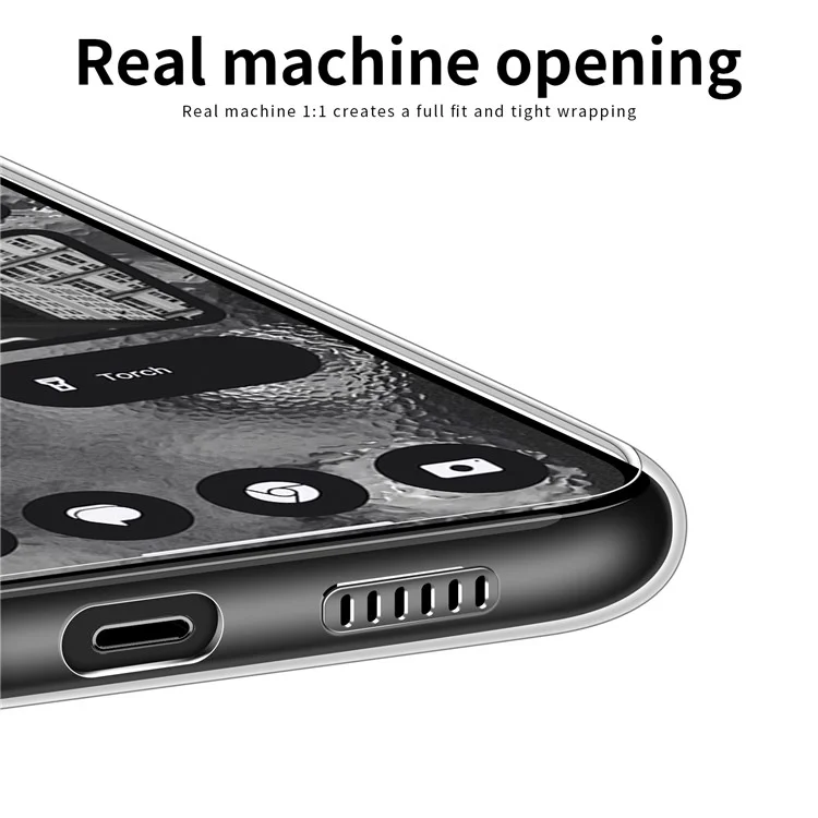 MOFI For Nothing Phone (2) Capa de Telefone Transparente Suave Capa Protetora de TPU Transparente