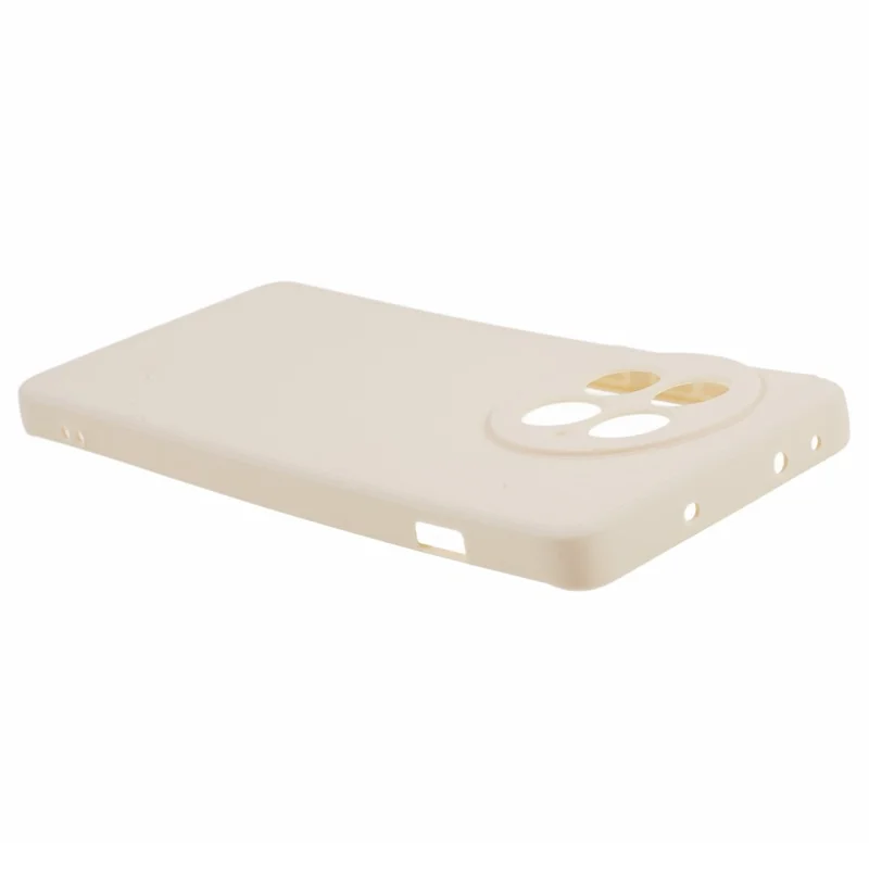 Pour OnePlus Ace 2 Pro 5G Soft TPU Phone Case Straight Edge Precise Cutout Phone Back Cover - Blanc