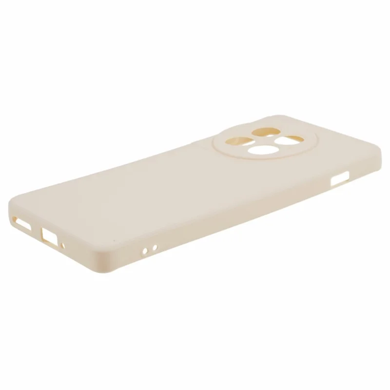 Pour OnePlus Ace 2 Pro 5G Soft TPU Phone Case Straight Edge Precise Cutout Phone Back Cover - Blanc