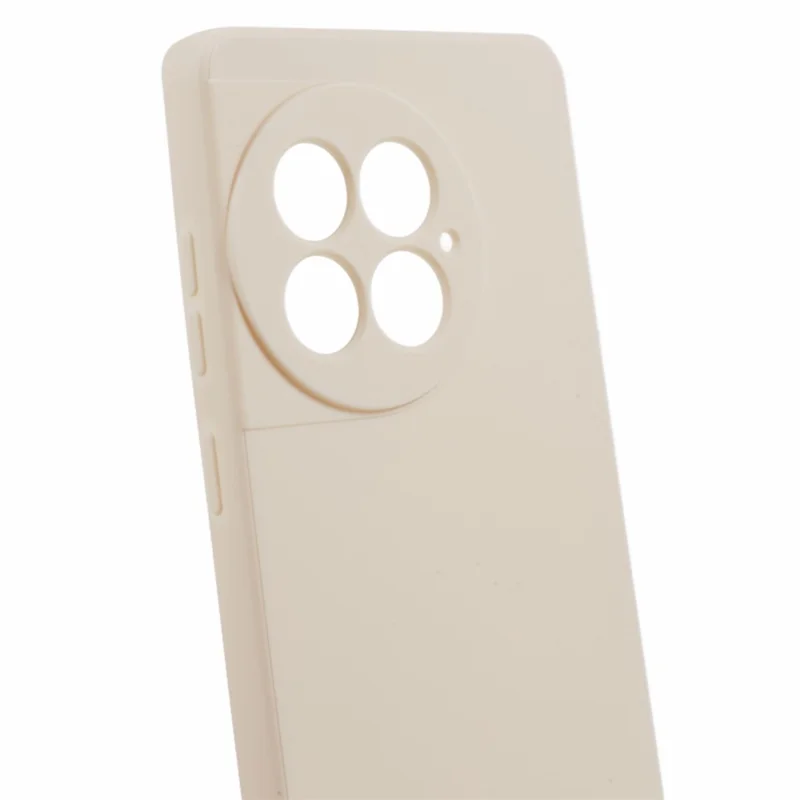 Pour OnePlus Ace 2 Pro 5G Soft TPU Phone Case Straight Edge Precise Cutout Phone Back Cover - Blanc