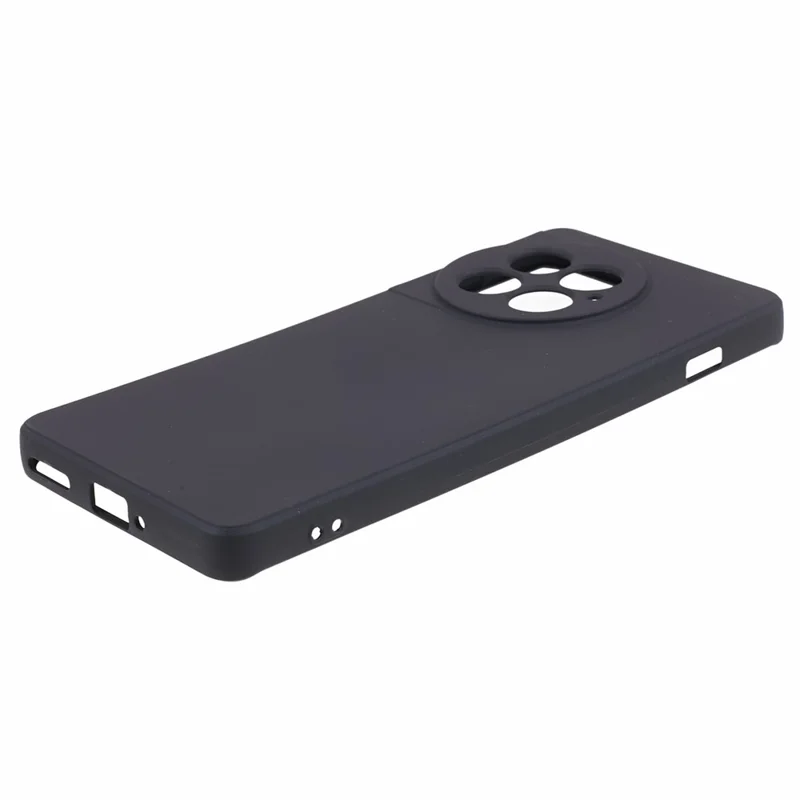 For OnePlus Ace 2 Pro 5G Soft TPU Phone Case Straight Edge Precise Cutout Phone Back Cover - Black