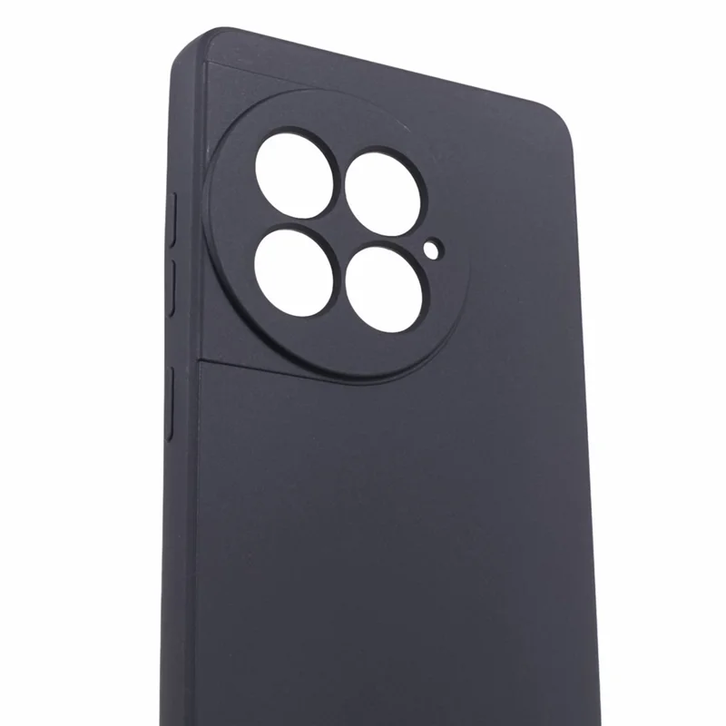 For OnePlus Ace 2 Pro 5G Soft TPU Phone Case Straight Edge Precise Cutout Phone Back Cover - Black