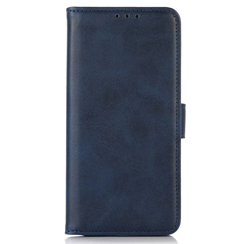 For Honor 90 Smartphone Case Cowhide Texture PU Leather Wallet Stand Phone Cover - Blue
