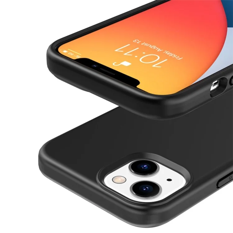 TPU+PC-Schale für iPhone 15 Skin-Touch-Handyhülle mit verstärkter Fallschutz-Handyhülle