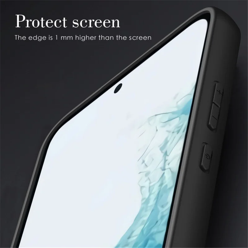 For Samsung Galaxy S23 FE Anti-scratch Phone Case Retro PU Leather Coated TPU+PC Phone Cover - Blue