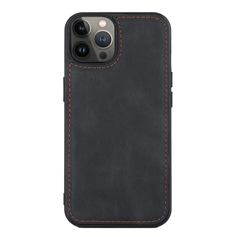 MEGSHI 017 Series For iPhone 15 Pro Max Zipper Pocket Wallet Leather Cover Magnetic Detachable Phone Case - Black