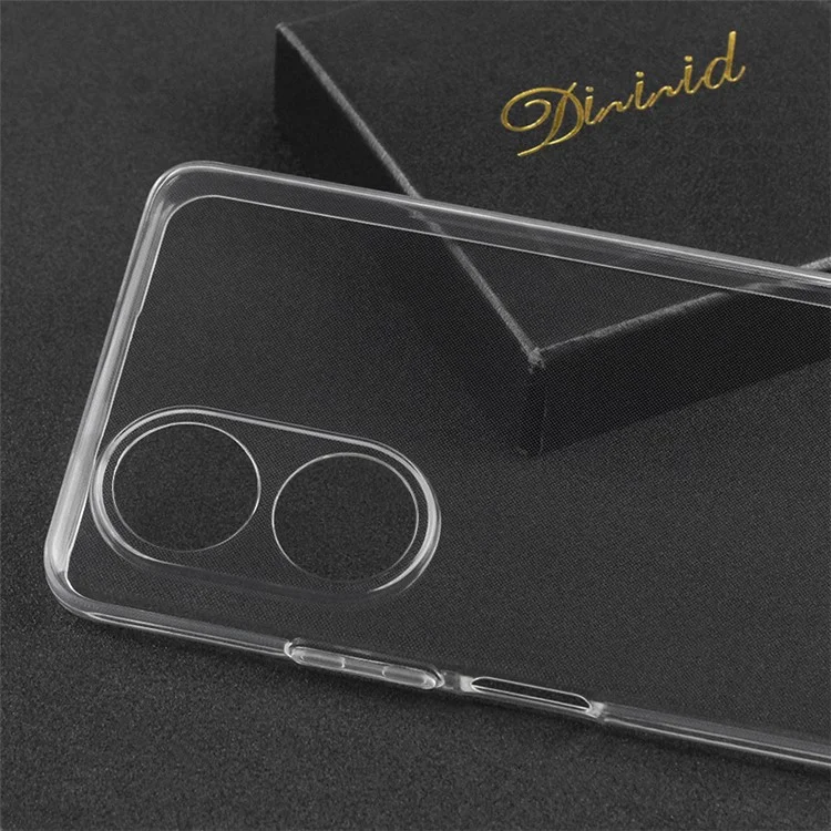 Per Oppo A78 4G TPU Clear Phone Case Cutouts precisi Ultra-Thin Cell Phone Cover Shell