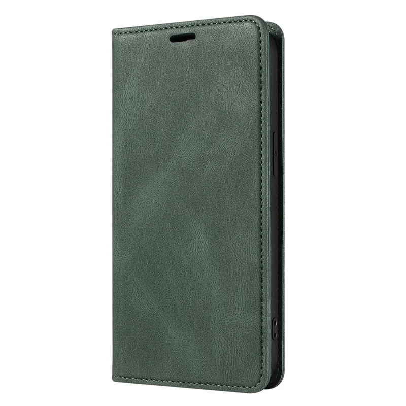 For iPhone 15 Pro Wristband Design PU Leather Phone Case Stand Wallet Cover - Green