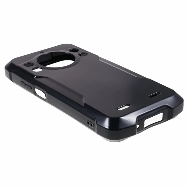 For Cubot KingKong 9 Slim Mobile Phone Case Flexible TPU Anti-scratch Protective Phone Cover - Black