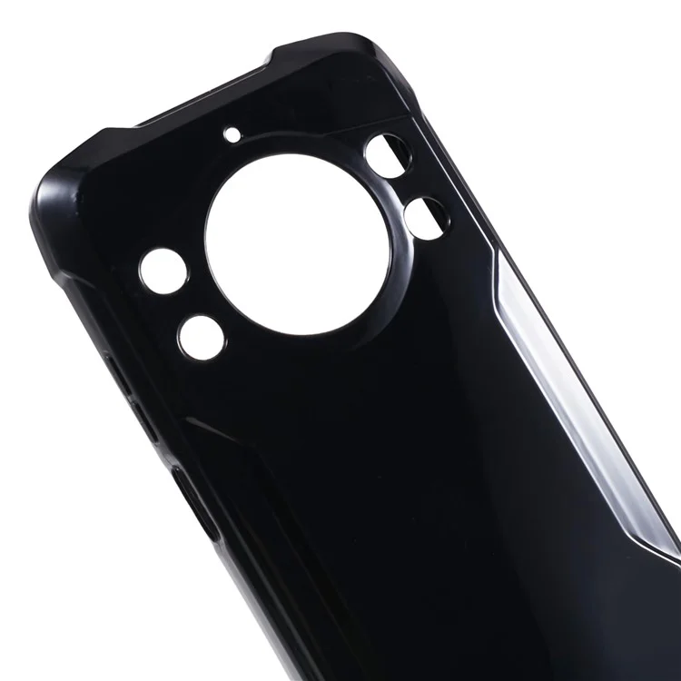 For Cubot KingKong 9 Slim Mobile Phone Case Flexible TPU Anti-scratch Protective Phone Cover - Black