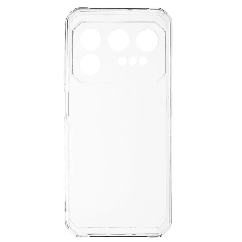 Precise Cutout Phone Case for IIIF150 Raptor , Anti-scratch Soft TPU Protective Phone Cover - Transparent