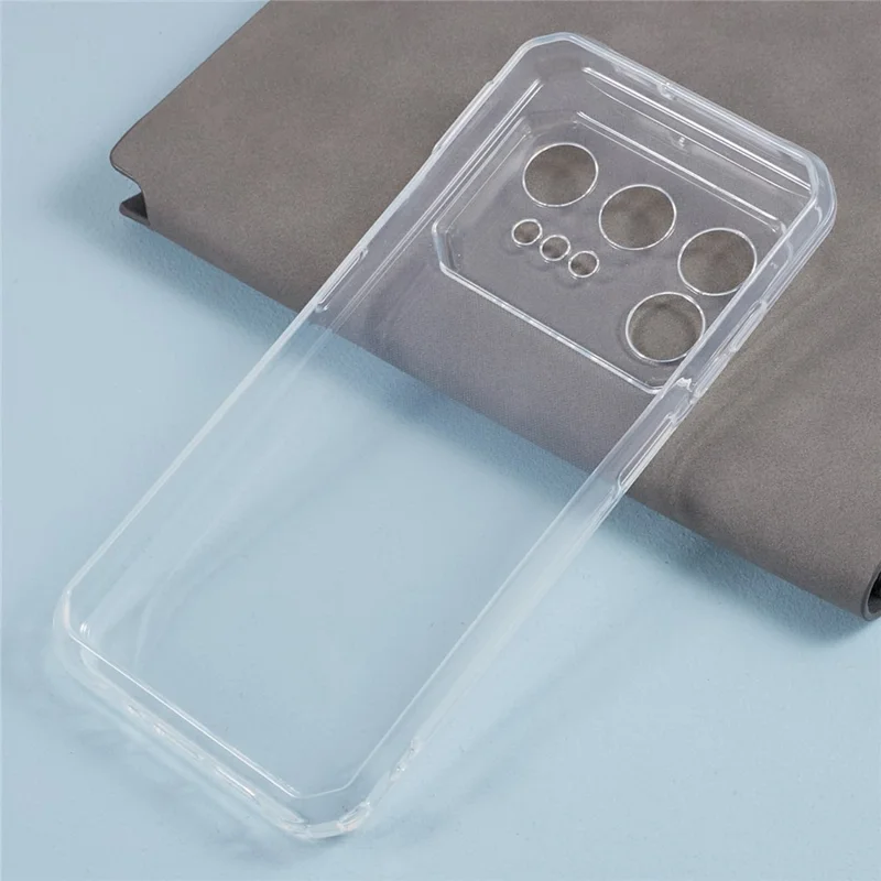 Precise Cutout Phone Case for IIIF150 Raptor , Anti-scratch Soft TPU Protective Phone Cover - Transparent
