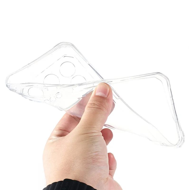 Precise Cutout Phone Case for IIIF150 Raptor , Anti-scratch Soft TPU Protective Phone Cover - Transparent