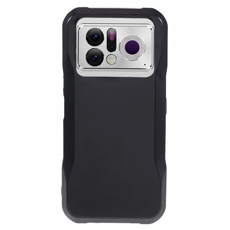 Para Doogee V20 Pro Capéu Celular Capa de TPU Flexível Anti-arranhão Tampa de Telefone Protetora - Preto