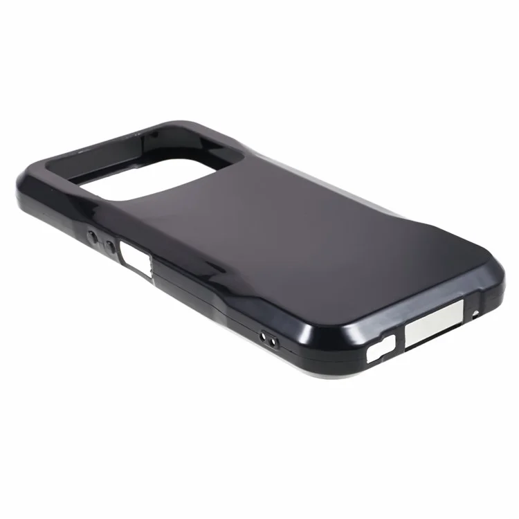 Para Doogee V20 Pro Capéu Celular Capa de TPU Flexível Anti-arranhão Tampa de Telefone Protetora - Preto