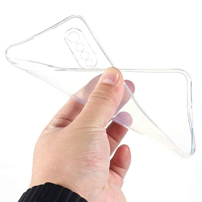 Тонкий чехол для мобильного телефона Cubot X70, защищающий от царапин, мягкий чехол из ТПУ для задней крышки телефона - прозрачный