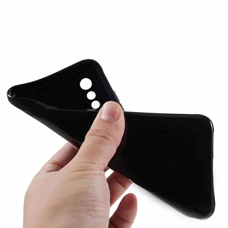 Slim Mobile Phone Case for Cubot X70 , Scratch-proof Soft TPU Phone Back Cover Protector - Black