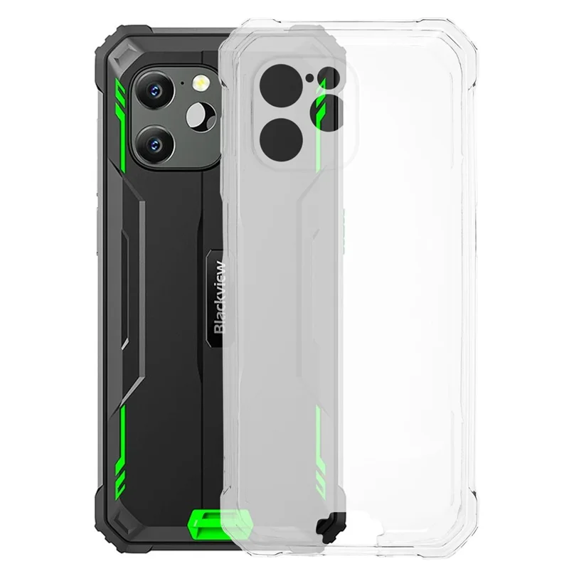 Protective Phone Cover for Blackview BV8900 , Anti-scratch Flexible TPU Phone Back Case - Transparent