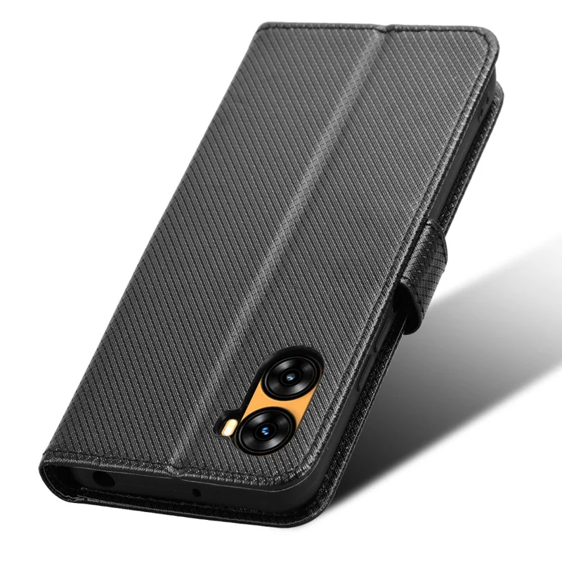 For Umidigi G3 / G3 Max / G3 Plus Diamond Texture Anti-fall Cover PU Leather Wallet Stand Phone Case - Black