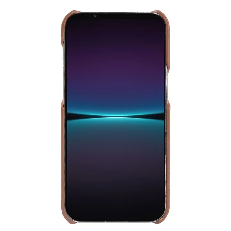 Магнитный Телефон Для Sony Xperia 1 IV 5g, Litchi Texture Подличная Кожа - Коричневый