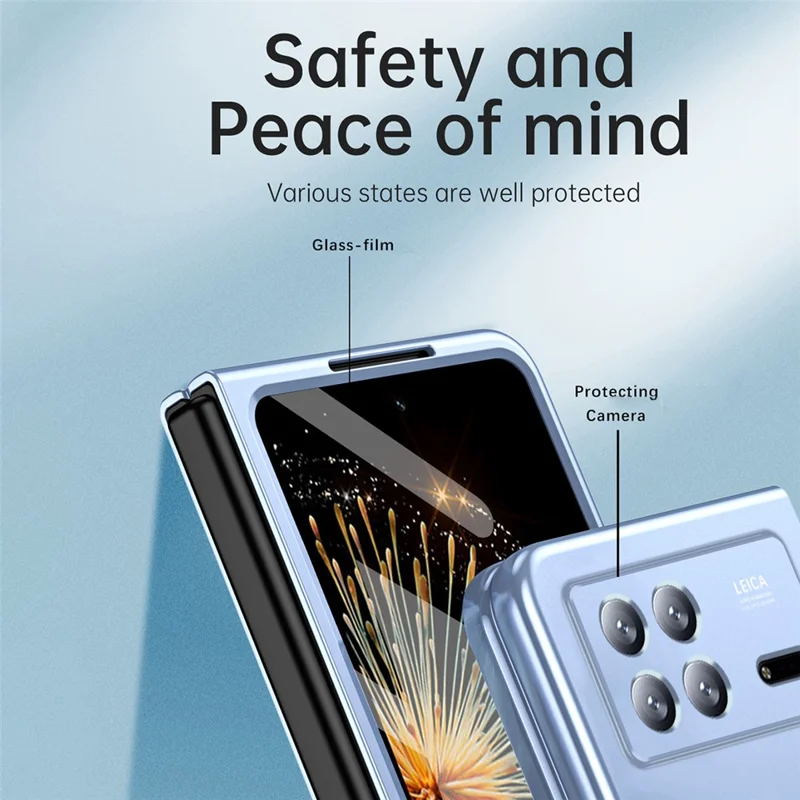 Per Xiaomi Mix Fold 3 5G Custodia Protettiva Telefono PC Rigida Assorbimento degli Urti - Nero