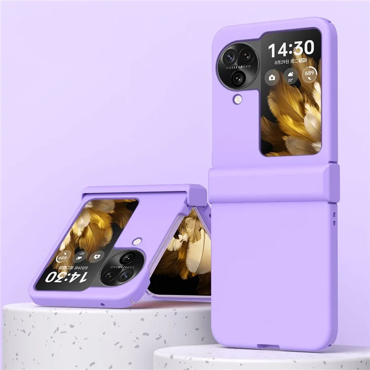 Per Oppo Find N3 Flip 5G Protezione Cerniera Custodia Rigida per Telefono PC Assorbimento degli Urti - Viola