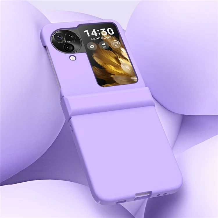 Per Oppo Find N3 Flip 5G Protezione Cerniera Custodia Rigida per Telefono PC Assorbimento degli Urti - Viola