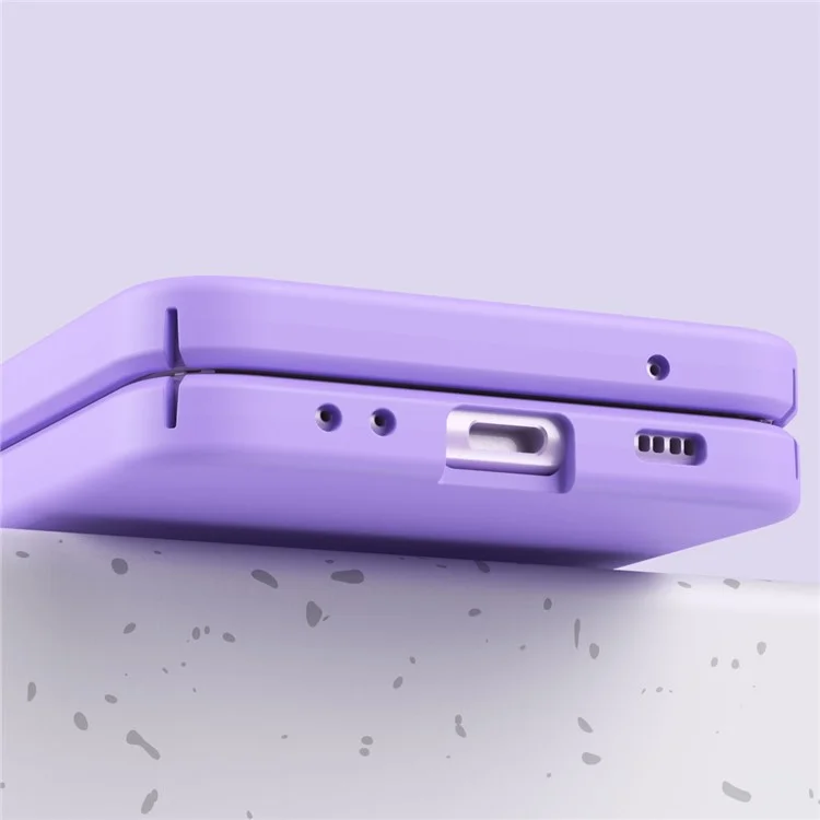 Per Oppo Find N3 Flip 5G Protezione Cerniera Custodia Rigida per Telefono PC Assorbimento degli Urti - Viola