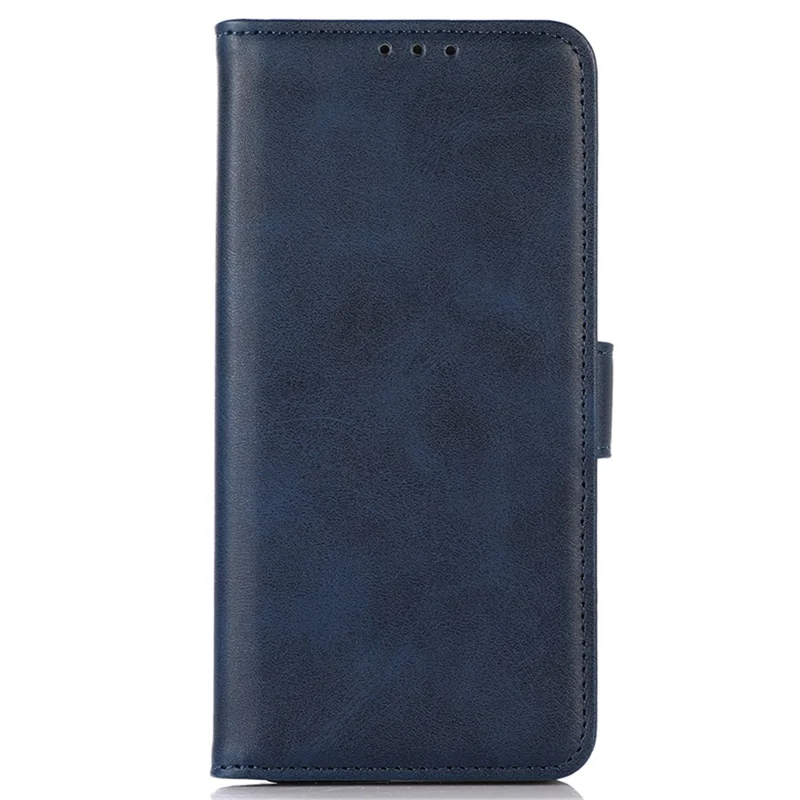Voor OnePlus Ace 2 Pro 5G Koeienhuidstructuur Hoesje Portemonnee Stand Leather Flip Hoes - Blauw