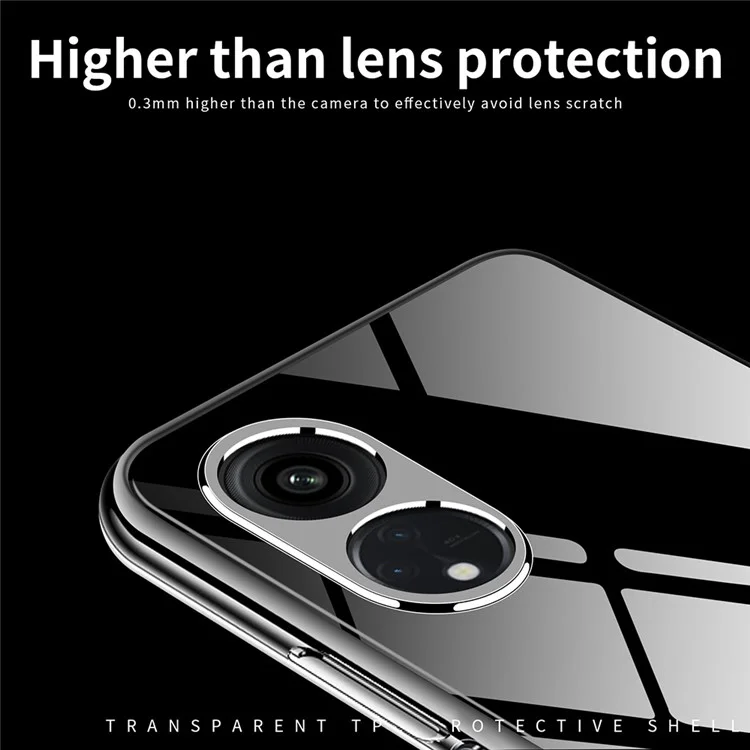 MOFI Für Oppo A58 4G Super Clear Handy-Hülle Soft TPU Handy-Hülle