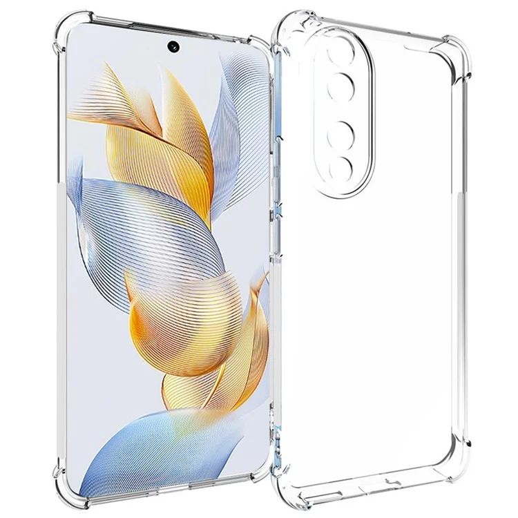 For Honor 90 Four Corner Drop Protection Phone Cover Transparent Shockproof TPU Phone Case