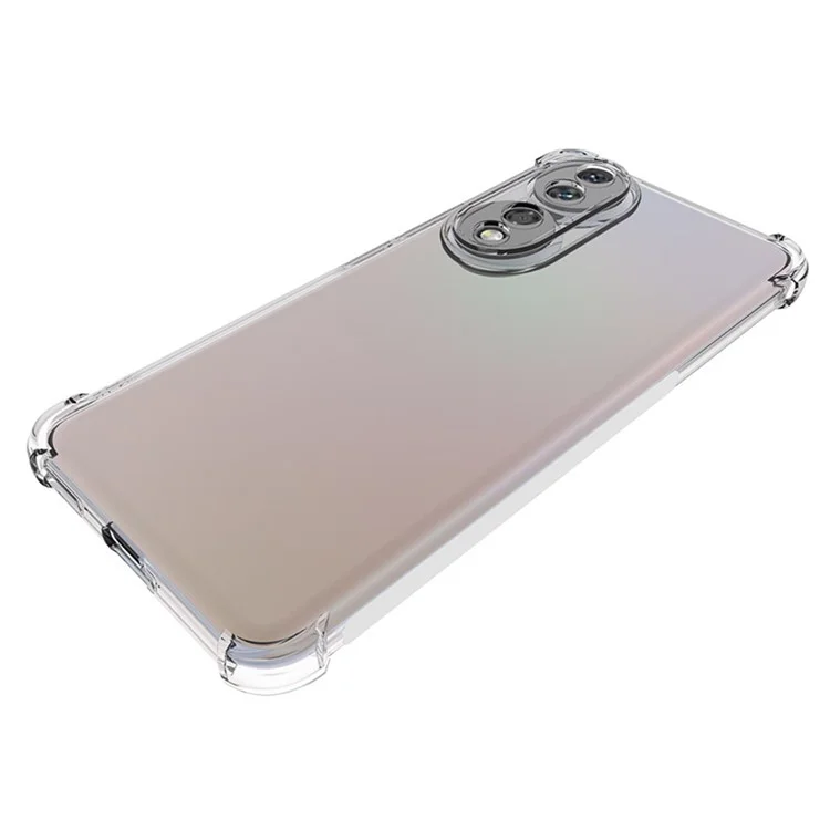 For Honor 90 Four Corner Drop Protection Phone Cover Transparent Shockproof TPU Phone Case