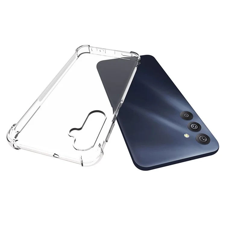 Für Samsung Galaxy M34 5G / F34 5G Stoßfeste Handyhülle Transparent Anti-Staub TPU Handyhülle