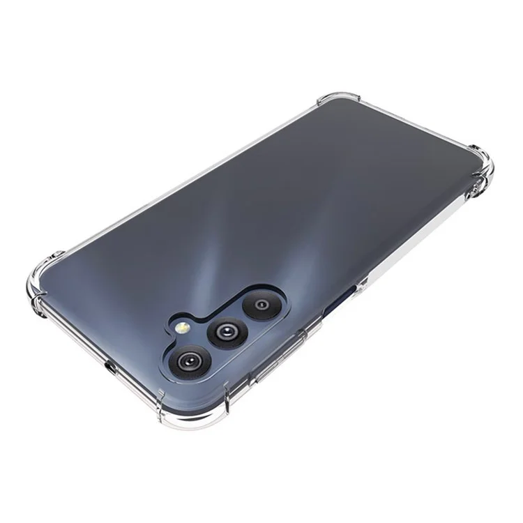 Für Samsung Galaxy M34 5G / F34 5G Stoßfeste Handyhülle Transparent Anti-Staub TPU Handyhülle