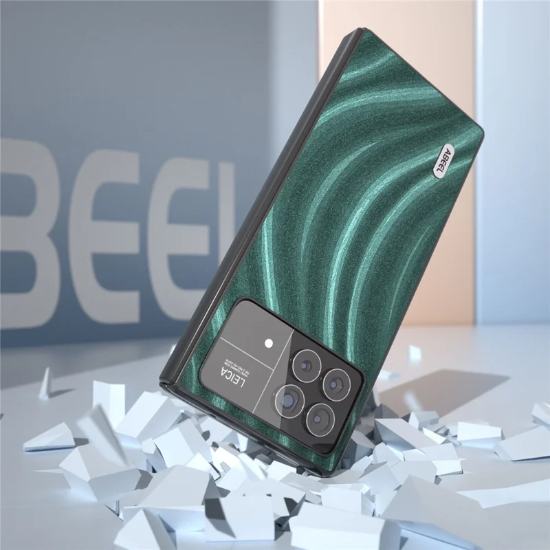 ABEEL Milky Way Series For Xiaomi Mix Fold 3 5G Shockproof Phone Case PU Leather Coated PC Back Cover - Green