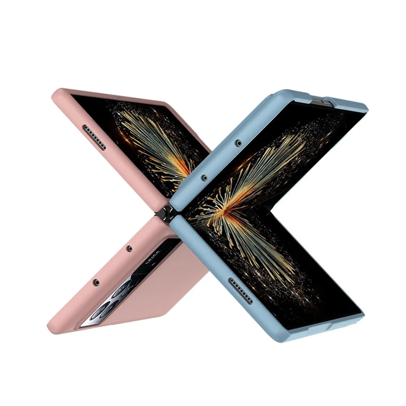 For Xiaomi Mix Fold 3 5G Protective Hard PC Phone Case Skin-touch Folding Cover - Dark Blue