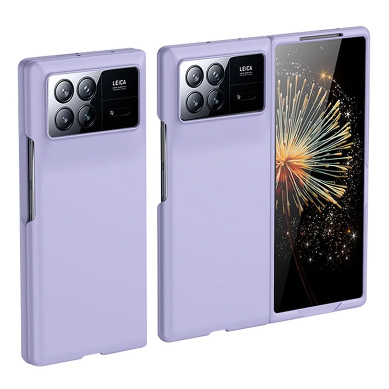 For Xiaomi Mix Fold 3 5G Beskyttende Hård PC Telefonbeskyttelsesdæksel med Foldedesign - Lilla