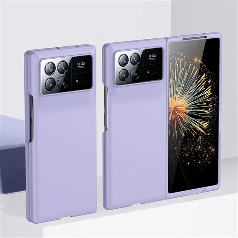 For Xiaomi Mix Fold 3 5G Beskyttende Hård PC Telefonbeskyttelsesdæksel med Foldedesign - Lilla