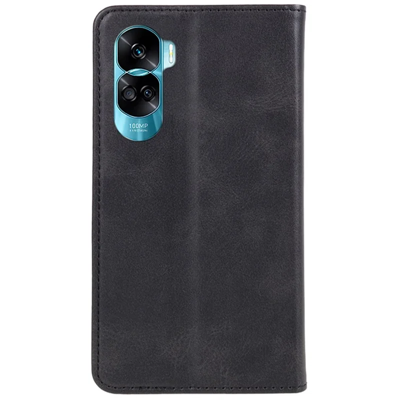 For Honor 90 Lite 5G / X50i 5G Capa de Telefone de Couro Antiimpacto - Preta