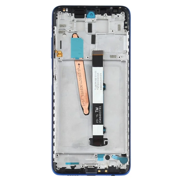 Für Xiaomi Poco X3 / X3 NFC / X3 Pro Grade C LCD-Bildschirm und Digitizer-Baugruppe + Rahmenersatzteil (ohne Logo) - Blau